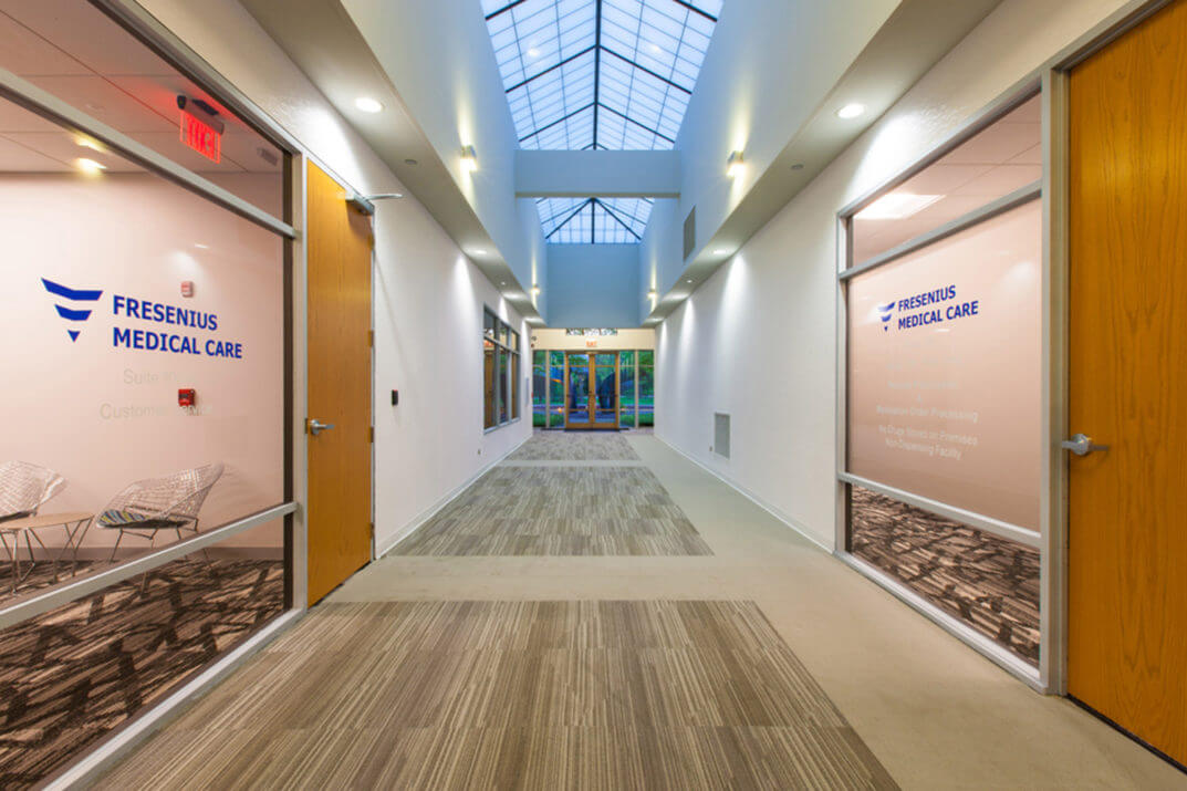 Fresenius Medical Care North America hallway W.B