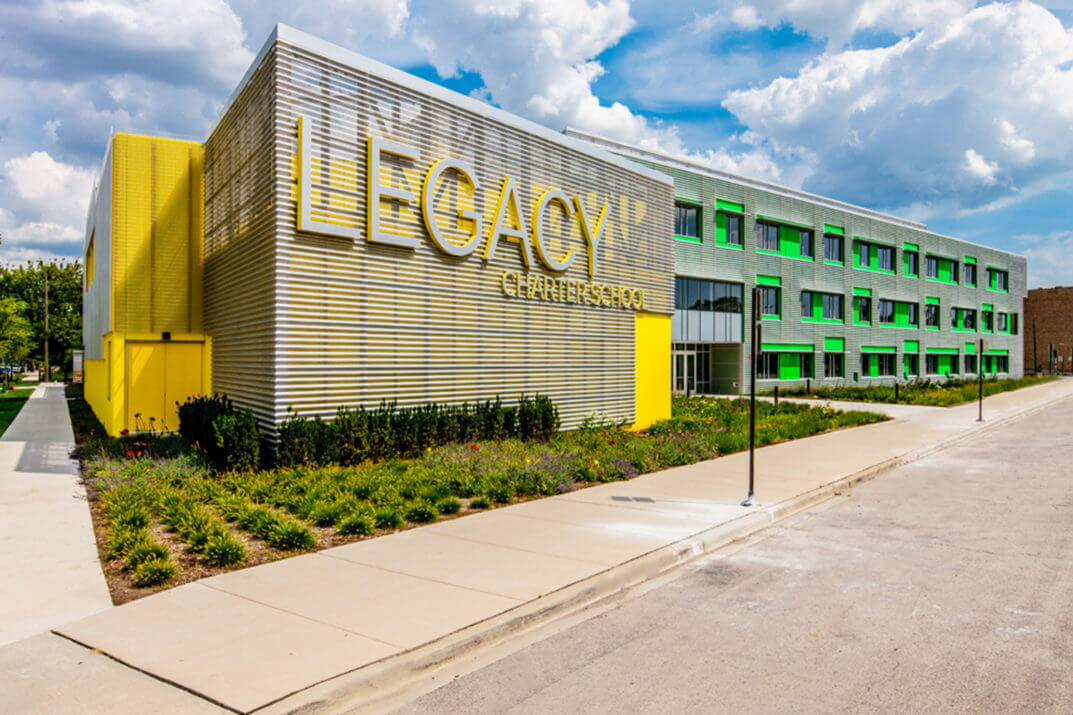 Legacy Charter School exterior W.B. Olson, Inc.