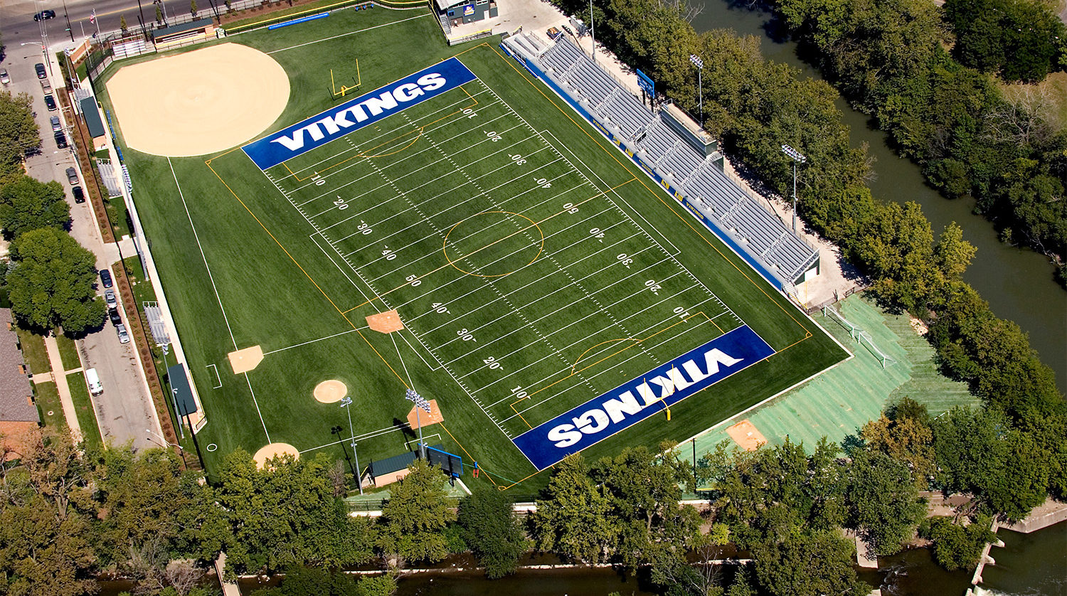 North Park University Holmgren Field aerial