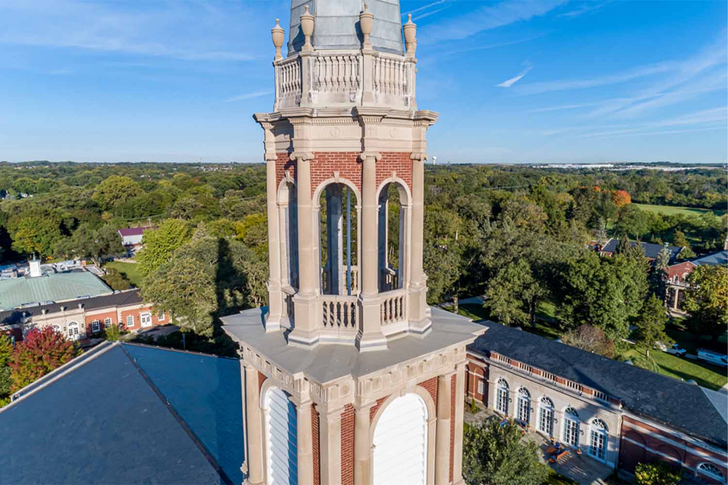 Mundelein Steeple close-up