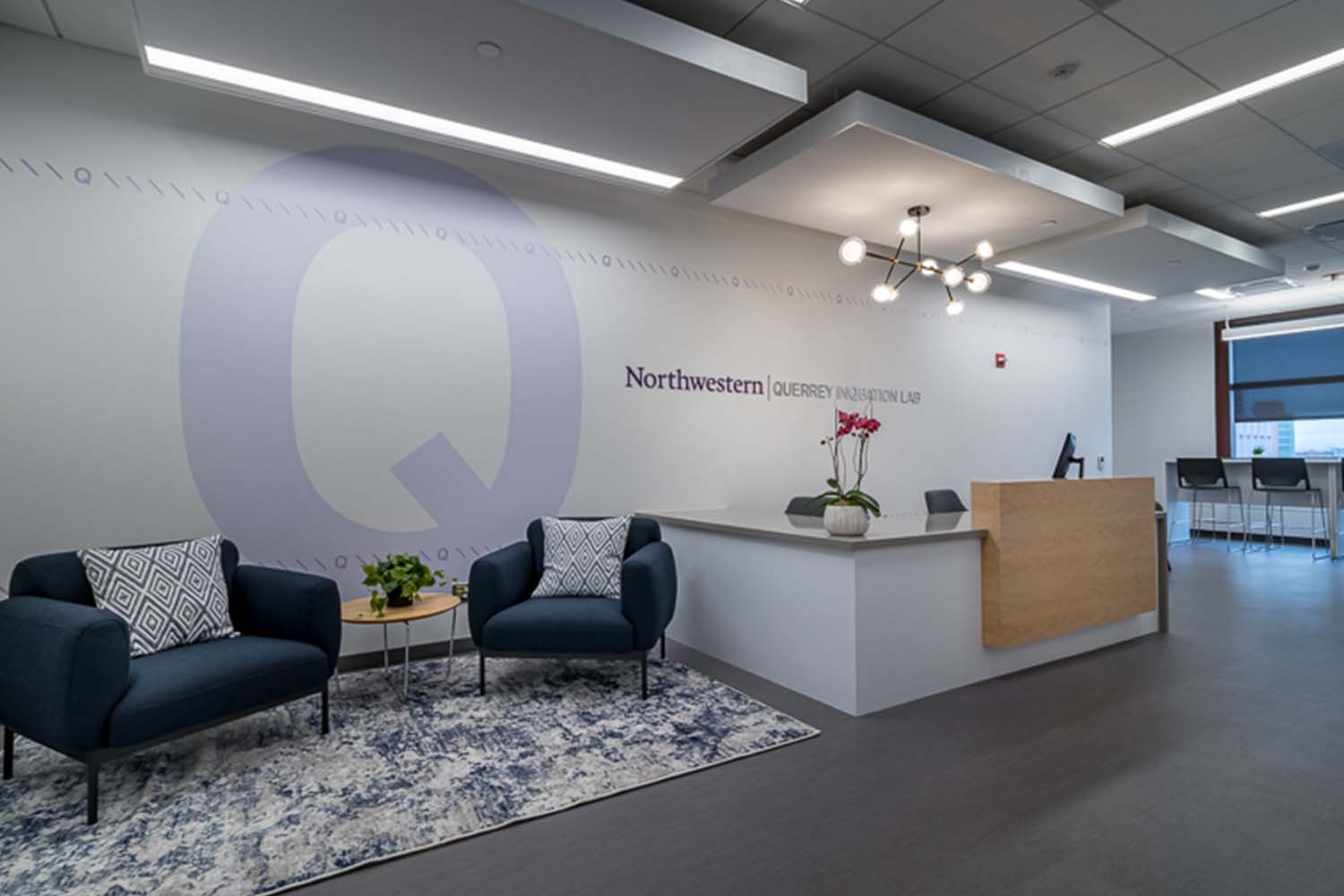 Northwestern University – Query Innovation Labs Lobby